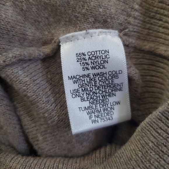 Ruby moon xsm tan turtle neck slimming sweater - Picture 5 of 5